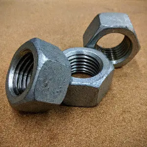 1-1/4″ Hot-Dip Galvanized Hex Nut – Large-Scale Construction