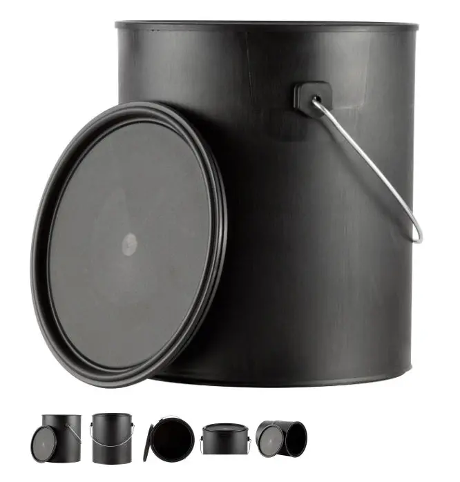 1-Gallon Plastic Paint Can Container – Stackable, Leak-Resistant 30WKPB