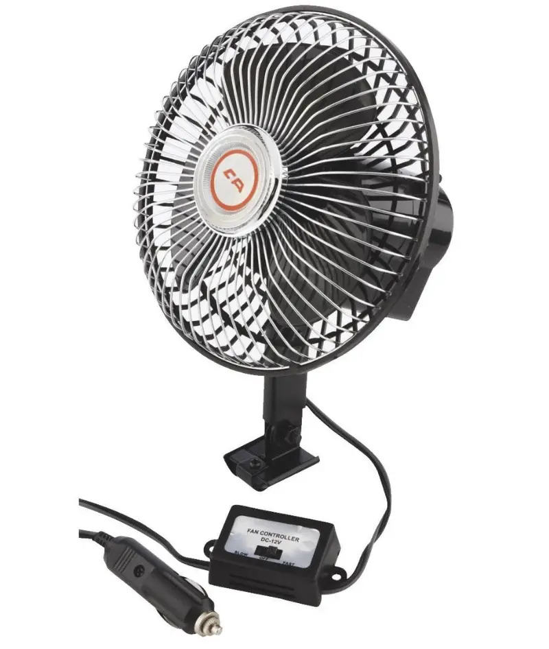 12V Dual-Speed Oscillating Automotive Fan – Custom 40009 Model
