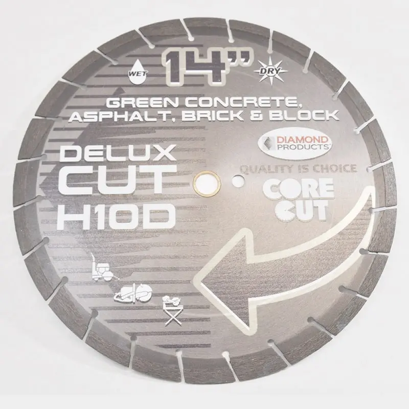 14-Inch Delux-Cut X-Turbo Blade – Optimized for Green Concrete (50537)