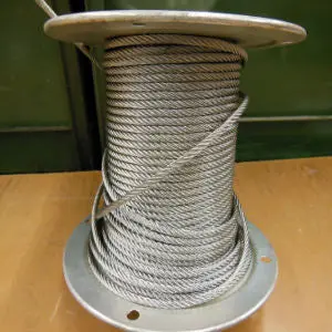 3/8-Inch Stainless Steel Wire Rope – Durable Marine-Grade Cable