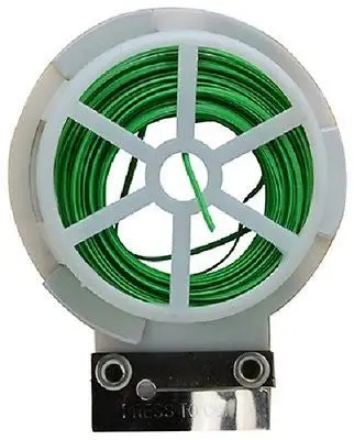 36-Pack Miracle-Gro SMG12118W Green Plant Twist Tie – 80-Feet Roll with Built-In Cutter