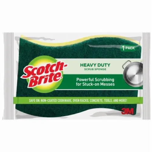 3M 425 Scotch-Brite Heavy-Duty Kitchen Scrub Pad (Pack of 48)