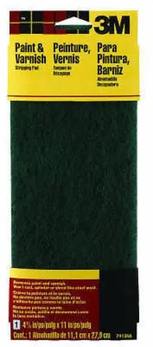 3M 7413NA Chemical-Resistant Paint & Varnish Stripping Pad (4.5″ x 11″) – Pack of 20