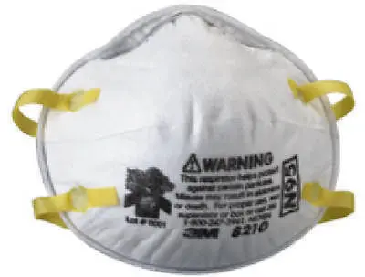 3M 8210 N95 Particulate Respirators – FDA-Cleared, 20-Pack × 4 (80 Total)