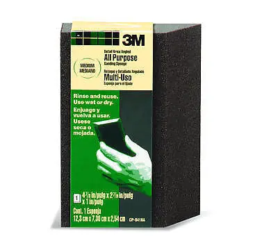 3M CP040 Fine-Detail Angled Drywall Sanding Sponges (24-Pack)