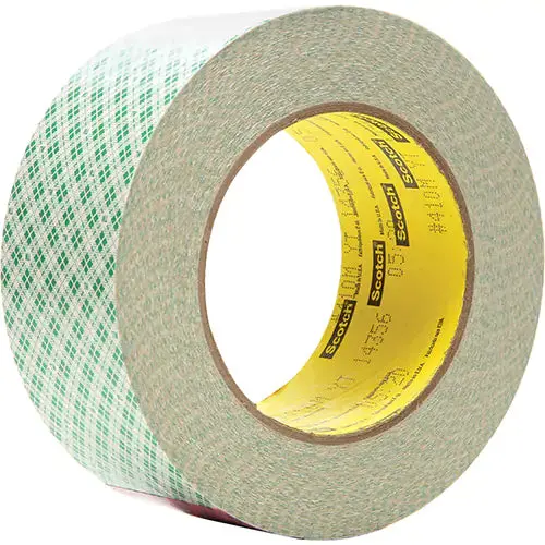 3M Double-Coated Adhesive Tape – White, 2 in × 36 yd Roll (410M-2X36)