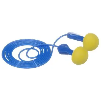 3M E-A-R Express Pod Plugs – Disposable Corded Earplugs, 100-Pair Box, Model 311-1114