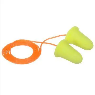 3M E-A-Rsoft FX Yellow Corded Earplugs – 200 Pairs per Box (312-1260)