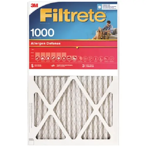 3M Filtrete MPR 1000 Air Filter, 25″ x 25″ x 1″, Red – Pack of 4