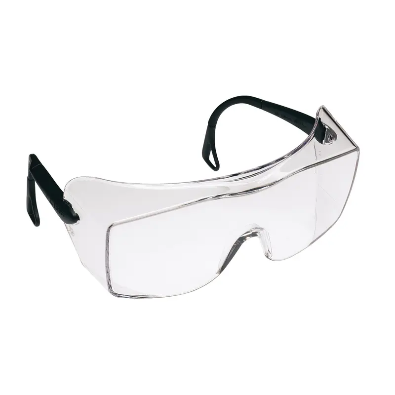 3M OX Secure-Grip Safety Glasses – Clear Lens & Black Frame (12166-00000-20)