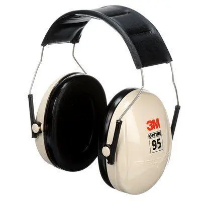 3M PELTOR Optime 95 H6A/V Over-the-Head Earmuffs – Individual Unit