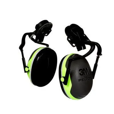 3M PELTOR X4P51E Full-Brim Hard Hat-Integrated Earmuffs with Electrical Insulation – 10-Pair Case