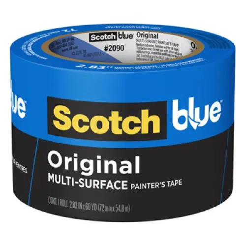 3M Scotch Blue Painter’s Masking Tape (2.83″ × 60 Yd) – Roll Pack of 12
