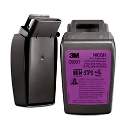 3M Secure Click Hard-Case P100 Particulate Filter – Pack of 60 (D9093B)