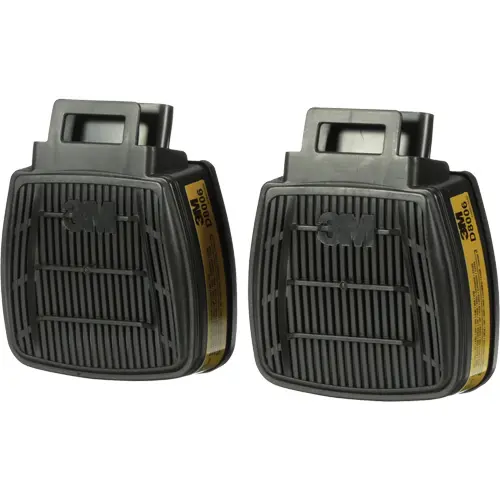 3M Secure Click Multi-Gas & Vapour Respirator Cartridge – Dual-Flow Configuration, Case of 60 (D8006)