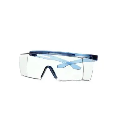 3M SecureFit 3700 Over-the-Glasses Safety Eyewear – Blue Frame, Anti-Fog Coated – SF3701SGAF-BLU