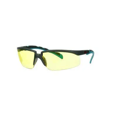 3M Solus 2000 Series Grey/Teal Frame Amber Anti-Fog Safety Eyewear – S2003SGAF-BGR