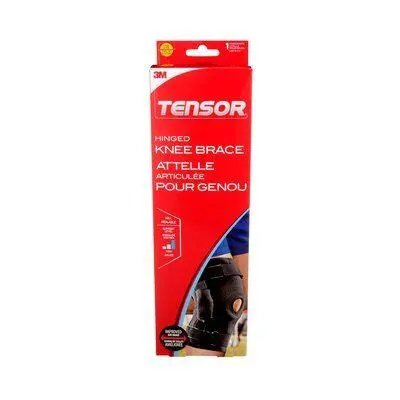 3M Tensor Hinged Knee Brace – Adjustable Black Support (Model 48579-CA)