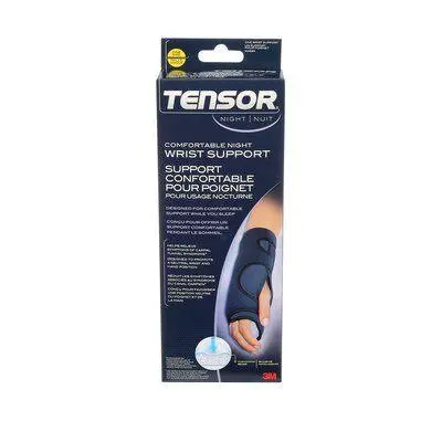 3M Tensor Night Comfort Wrist Support – Blue One-Size Immobilizer, Pack of 12