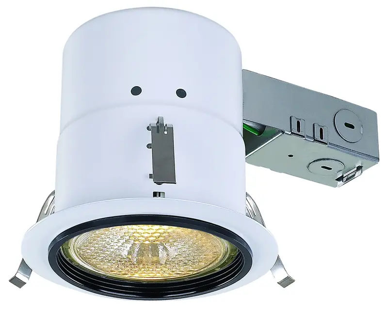 4.5-Inch Recessed Downlight with Black Stepped Baffle – Canarm RN45RC2PHBK