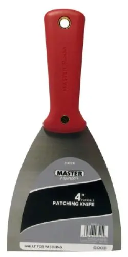 4-Inch Flexible Carbon Steel Taping Knife — Master Painter Model 4834TV (Pack of 36)