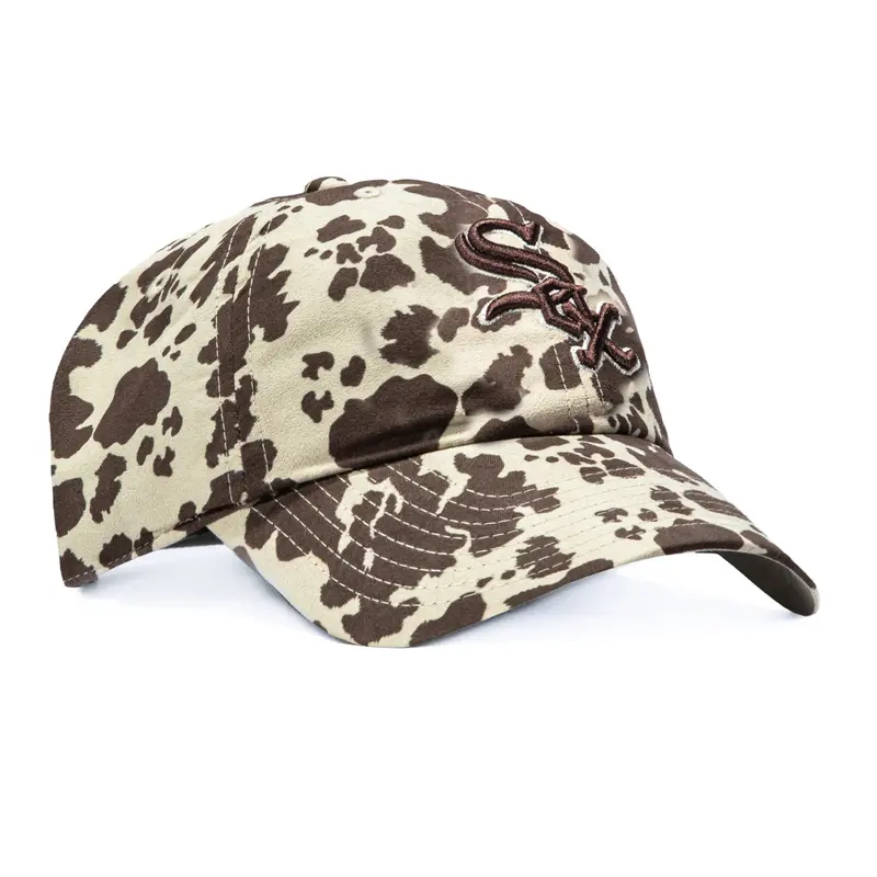 47 Brand Bessie Brown Cow Print Adjustable Cap – Chicago White Sox Hat
