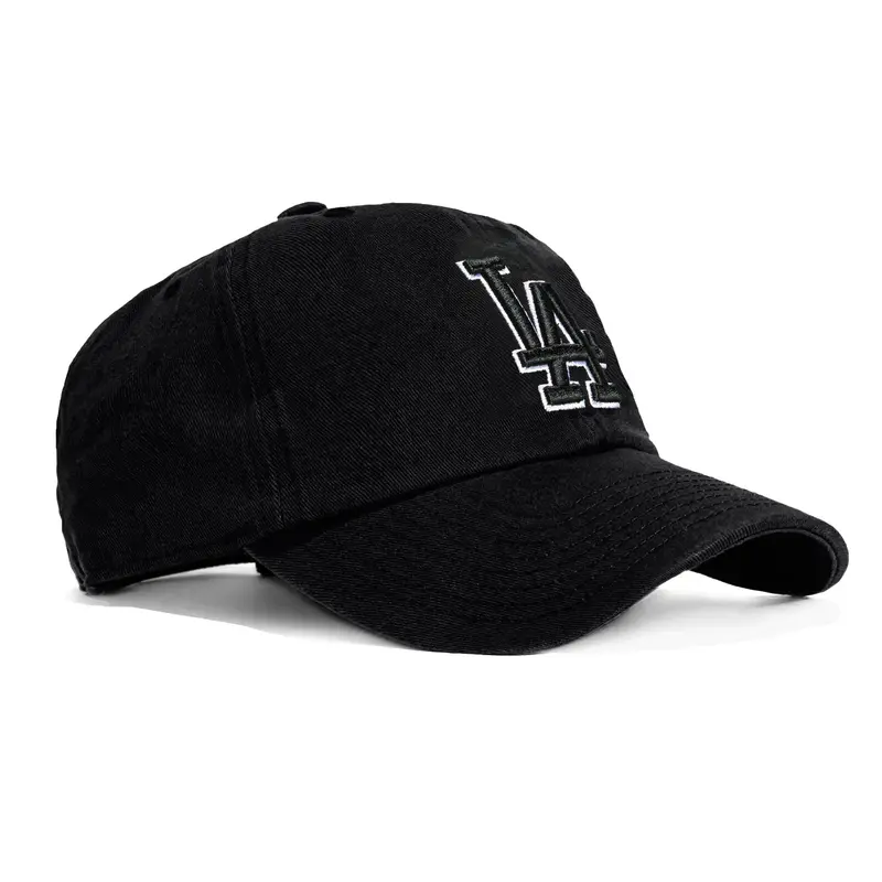 47 Brand Dodgers Cleanup Adjustable Baseball Cap – Black & White