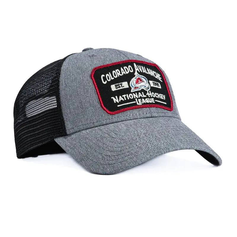47 Brand MVP Colorado Avalanche Trucker Snapback – Est. 1995 Patch, Charcoal