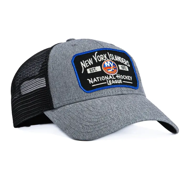 47 Brand MVP New York Islanders Trucker Snapback – Est. 1972 Patch, Charcoal