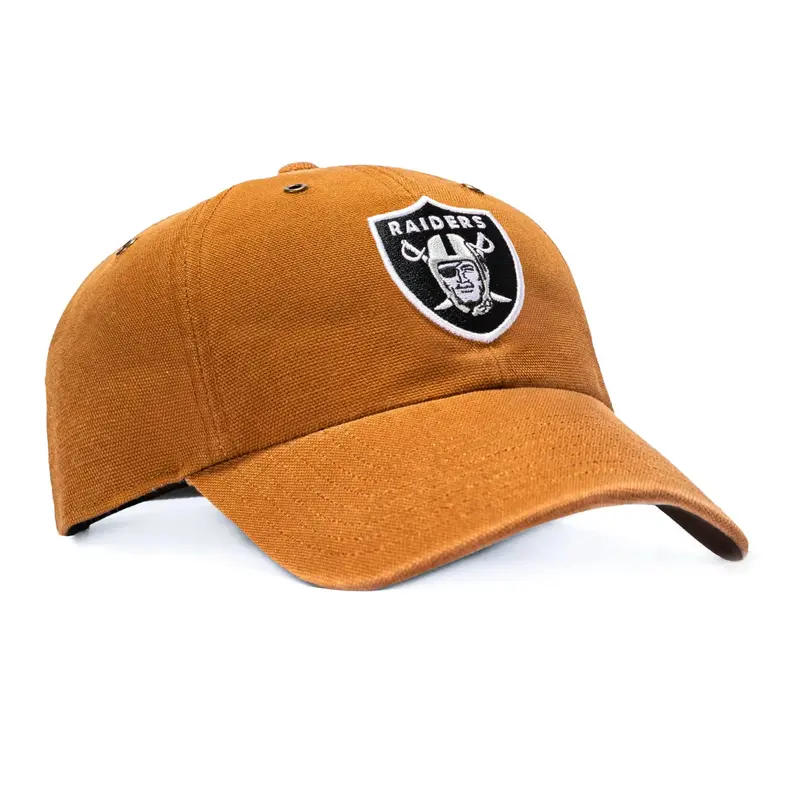 47 Brand x Carhartt Las Vegas Raiders Cleanup Adjustable Cap in Brown