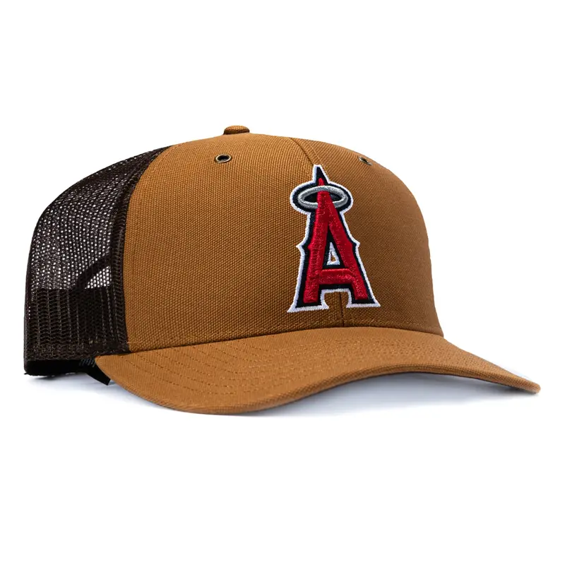 47 Brand x Carhartt Los Angeles Angels Trucker Snapback – Brown