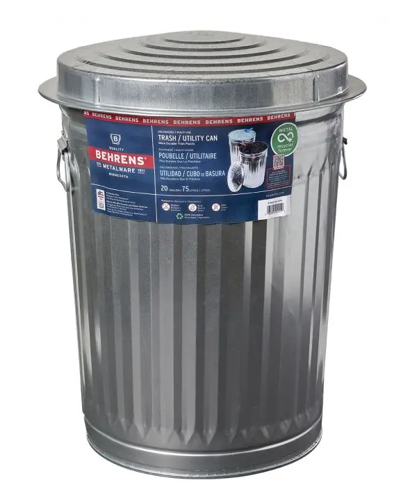 75-Liter Heavy-Duty Waste Container with Lid – Advantage Maintenance Model 1211K