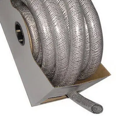 Abbott T12004008 25-Foot Clear Braided PVC Hose – 1-1/2 × 2 Inches
