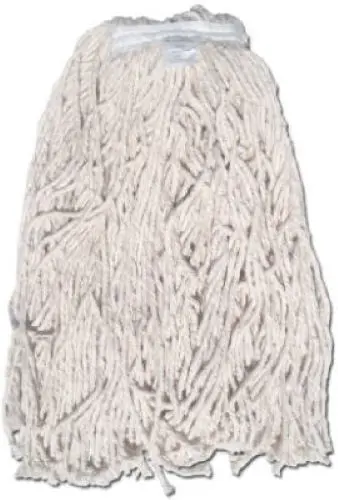 Abco 01321 Heavy-Duty 20-oz 8-Ply Cotton Mop Head – Pack of 3