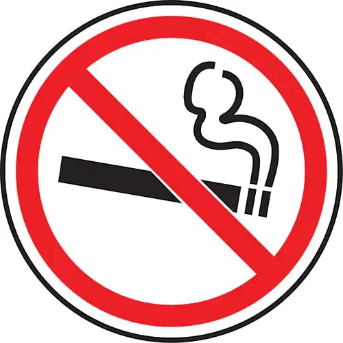 Accurform CSA-Compliant No Smoking Safety Sign – 12″ x 12″ Standard Warning Poster, SD106