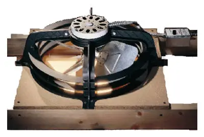 Air Vent 53319 WCGB Gable-Mount Powered Attic Ventilator – 1320 CFM, Covers Up to 1900 Sq Ft