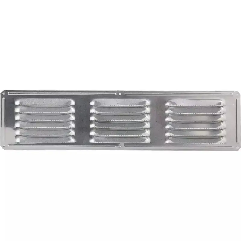 Air Vent Aluminum Undereave Vent – 16″ x 4″, Mill Finish with Screen, EV16424MF
