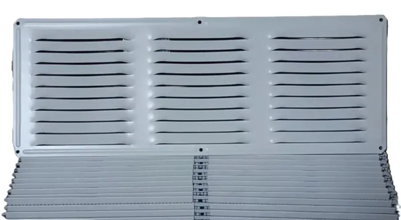 Air Vent White Aluminum Soffit Vent – 16″ x 6″, Undereave Design