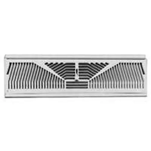 American Metal Products 18″ White Perimeter Baseboard Duct Diffuser – 1 Unit