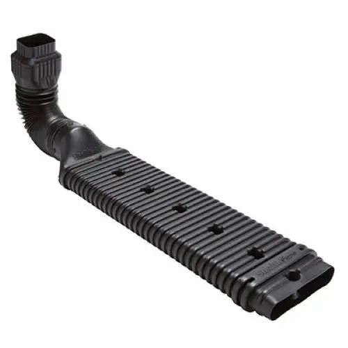 Amerimax 4601 StealthFlow Downspout Extension Kit – Adjustable 46″ Low-Profile Design (Pack of 2)