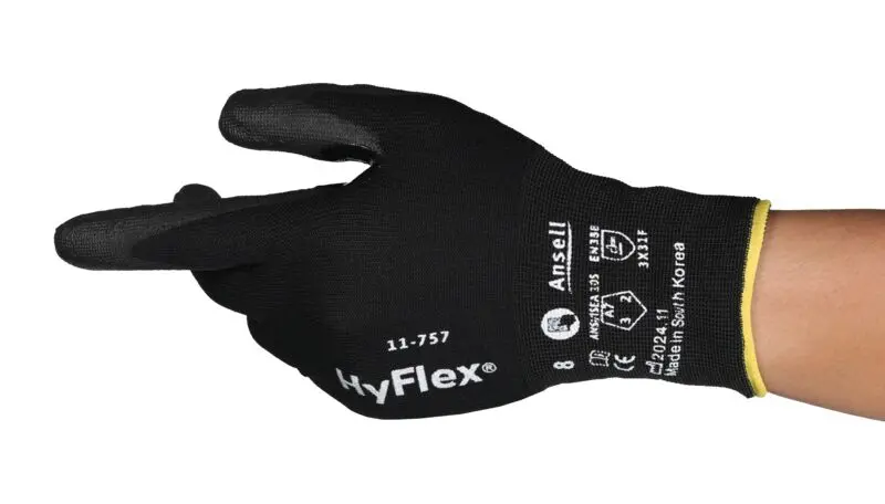 Ansell HyFlex® Lightweight Cut-Resistant Gloves – Durable Design, Model 11-757