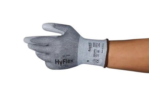 Ansell Hyflex Ultralight Cut-Resistant Gloves – Level A5 Protection, Seamless Fit