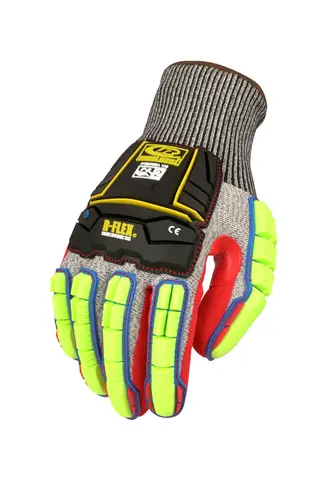 Ansell RINGERS R080 Impact-Resistant Cut-Proof Gloves – Waterproof Heavy-Duty Hand Protection