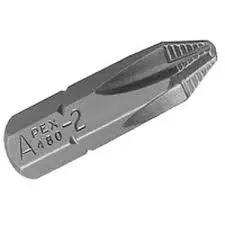 Apex Tools 5/16-Inch Phillips #1 Hex Insert Bits – High-Torque Design, 480-1X