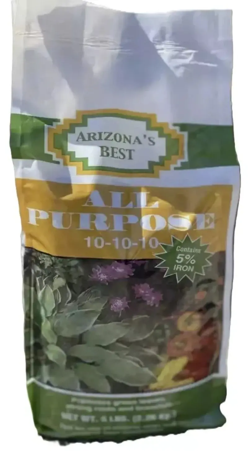 Arizona’s Best All-Purpose Fertilizer – 5 LB, 10-10-10 Complete Plant Nutrient Blend