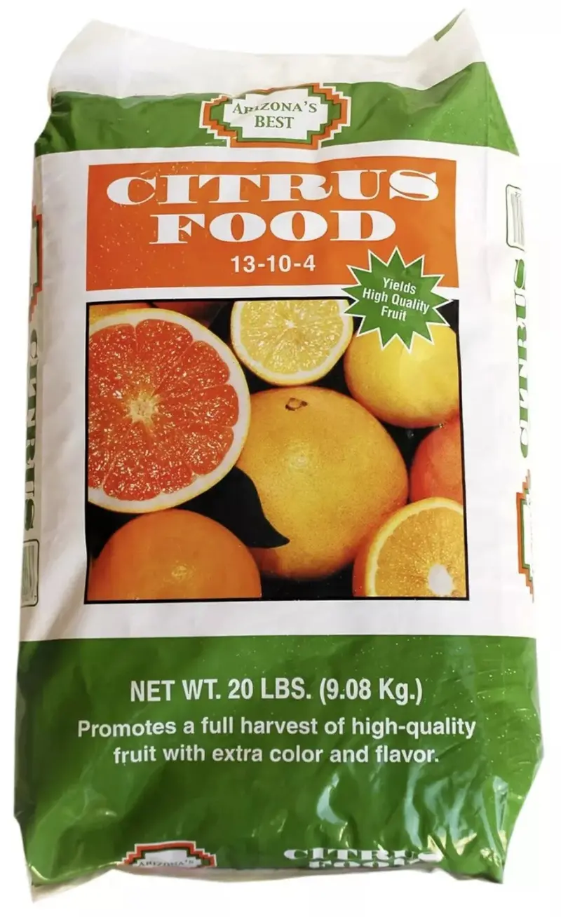 Arizona’s Best Citrus Tree Food – 20 LB, Specialized 6-3-3 NPK Formula