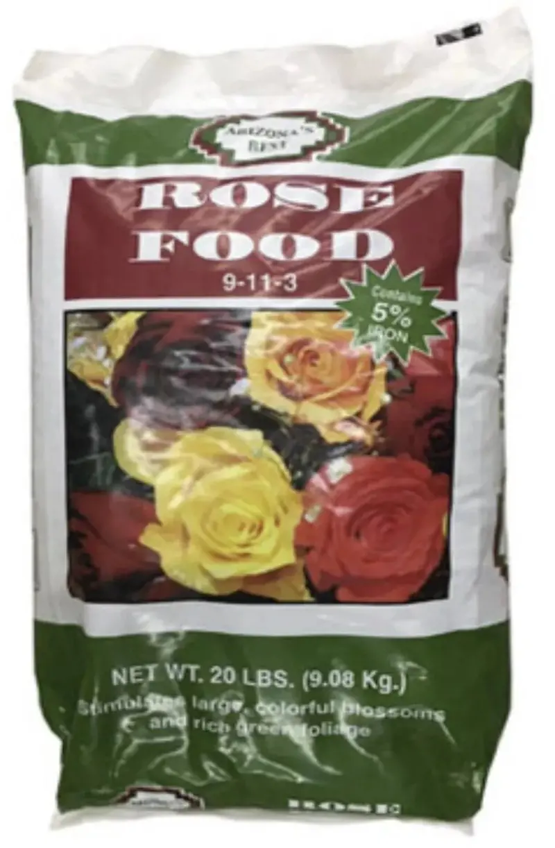 Arizona’s Best Rose Food – 20 LB, 9-11-3 Phosphorus-Enhanced Fertilizer