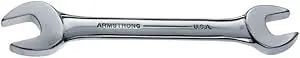 Armstrong Full-Polish Open-End Wrench – 5/8″ × 11/16″, High-Gloss Finish, Model 26-094