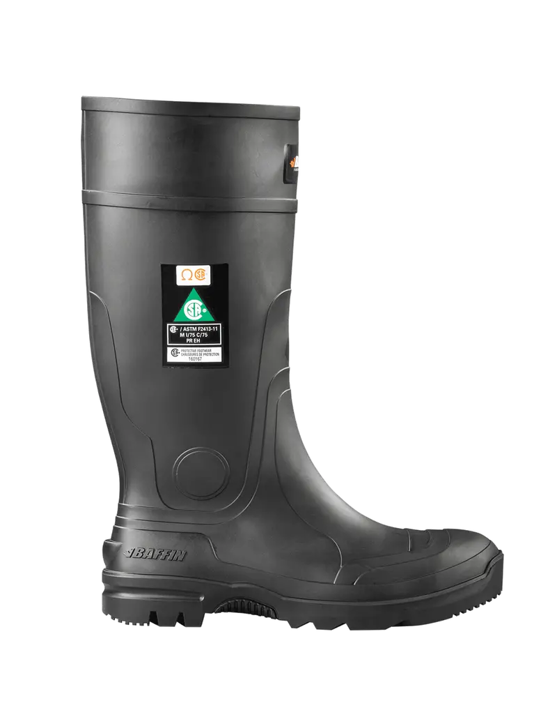Baffin BLACKHAWK Light Comfort Men’s Steel-Toe Work Boots with Protective Plate – LICOMP01